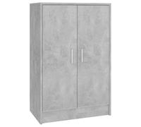 vidaXL Scarpiera Grigio Cemento 60x35x92 cm in Truciolato