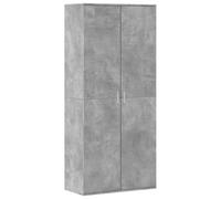 vidaXL Scarpiera Grigio Cemento 80x39x178 cm in Legno Multistrato, mobile porta scarpe, scarpiera in legno, mobiletto per scarpe, organizer per scarpe