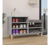 vidaXL Scarpiera Grigio Sonoma 102x36x60 cm in Legno Multistrato