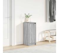 vidaXL Scarpiera Grigio Sonoma 29,5x34x76 cm in Legno Multistrato