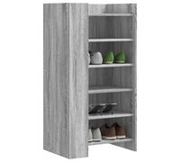 vidaXL Scarpiera Grigio Sonoma 52x37,5x100 cm in Legno Multistrato