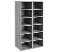 vidaXL Scarpiera Grigio Sonoma 54x34x100,5 cm in Legno Multistrato