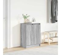 vidaXL Scarpiera Grigio Sonoma 57x34x76 cm in Legno Multistrato