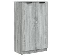 vidaXL Scarpiera Grigio Sonoma 59x35x100 cm in Legno Multistrato
