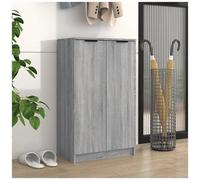 VIDAXL - Scarpiera Grigio Sonoma 59x35x100 Cm In Legno Multistrato