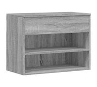 vidaXL Scarpiera Grigio Sonoma 60x30x45 cm in Legno Multistrato