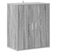 vidaXL Scarpiera Grigio Sonoma 60x35x70 cm in Legno Multistrato