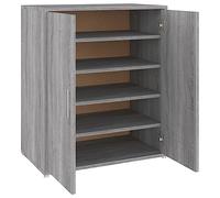 vidaXL Scarpiera Grigio Sonoma 60x35x70 cm in Legno Multistrato