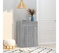 vidaXL Scarpiera Grigio Sonoma 60x35x84 cm in Legno Multistrato
