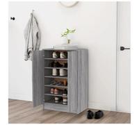 vidaXL Scarpiera Grigio Sonoma 60x35x92 cm in Legno Multistrato