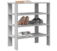vidaXL Scarpiera Grigio Sonoma 61x32x70 cm in Legno Multistrato