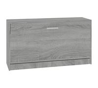 vidaXL Scarpiera Grigio Sonoma 80x24x45 cm in Legno Multistrato