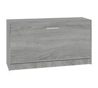 vidaXL Scarpiera Grigio Sonoma 80x24x45 cm in Legno Multistrato