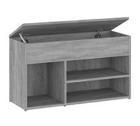 vidaXL Scarpiera Grigio Sonoma 80x30x45 cm in Legno Multistrato