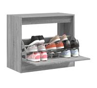 vidaXL Scarpiera Grigio Sonoma 80x42x69 cm in Legno Multistrato