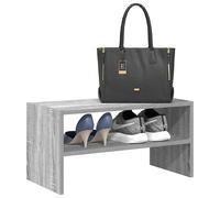 vidaXL Scarpiera Impilabile Grigio Sonoma 60x30x30,5 cm