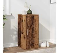 vidaXL Scarpiera Legno Antico 32x35x70 cm in Legno Multistrato, Mobile per Scarpe, mensola per Scarpe, Porta Scarpe, Armadio per Scarpe