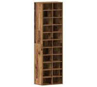 vidaXL Scarpiera Legno Antico 54x34x183 cm in Legno Multistrato