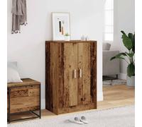 vidaXL Scarpiera Legno Antico 60x35x92 cm in Legno Multistrato, mobile per scarpe, mensola per scarpe, porta scarpe, armadio per scarpe