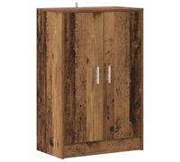 vidaXL Scarpiera Legno Antico 60x35x92 cm in Legno Multistrato, mobile per scarpe, mensola per scarpe, porta scarpe, armadio per scarpe