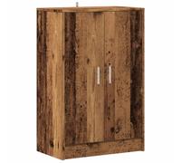 vidaXL Scarpiera Legno Antico 60x35x92 cm in Legno Multistrato, mobile per scarpe, mensola per scarpe, porta scarpe, armadio per scarpe