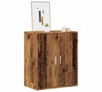 vidaXL Scarpiera Legno Vecchio 60x35x70 cm in Legno Multistrato, Mobile per Scarpe, mensola per Scarpe, Porta Scarpe, Armadio per Scarpe