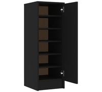 VIDAXL - Scarpiera Nera 32x35x92 cm in Truciolato