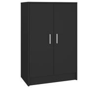vidaXL Scarpiera Nera 60x35x92 cm in Truciolato