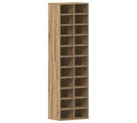 vidaXL Scarpiera Rovere Artigianale 54x34x183 cm in Legno Multistrato