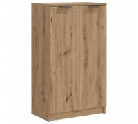 vidaXL Scarpiera Rovere Artigianale 59x35x100,5 cm in Truciolato, Mobile per Scarpe, mensola per Scarpe, Porta Scarpe, Armadio per Scarpe