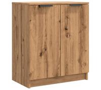 vidaXL Scarpiera Rovere Artigianale 59x35x70 cm in Truciolato, Mobile per Scarpe, mensola per Scarpe, Porta Scarpe, Armadio per Scarpe