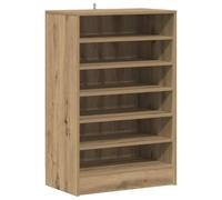 Scarpiera Rovere Artigianale 60x35x92 cm in Legno Multistrato
