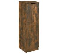 vidaXL Scarpiera Rovere Fumo 30x35x100 cm in Legno Multistrato
