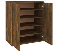 vidaXL Scarpiera Rovere Fumo 60x35x70 cm in Legno Multistrato