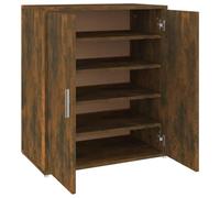 vidaXL Scarpiera Rovere Fumo 60x35x70 cm in Legno Multistrato