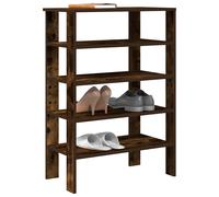 vidaXL Scarpiera Rovere Fumo 61x32x87,5 cm in Legno Multistrato