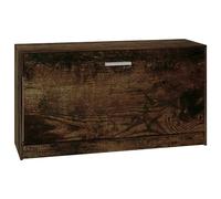vidaXL Scarpiera Rovere Fumo 80x24x45 cm in Legno Multistrato