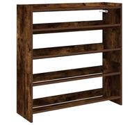 vidaXL Scarpiera Rovere Fumo 80x25x81 cm in Legno Multistrato