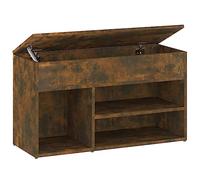 vidaXL Scarpiera Rovere Fumo 80x30x45 cm in Legno Multistrato