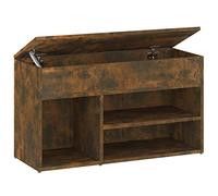 vidaXL Scarpiera Rovere Fumo 80x30x45 cm in Legno Multistrato
