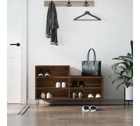 vidaXL Scarpiera Rovere Marrone 102x36x60 cm in Legno Multistrato