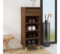 vidaXL Scarpiera Rovere Marrone 40x36x105 cm in Legno Multistrato