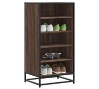 vidaXL Scarpiera Rovere Marrone 48x38x97,5 cm in Legno Multistrato