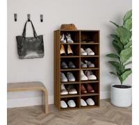 VIDAXL - Scarpiera Rovere Marrone 54x34x100,5 Cm In Legno Multistrato