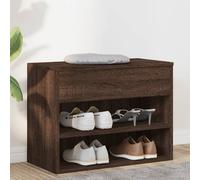 vidaXL Scarpiera Rovere Marrone 60x30x45 cm in Legno Multistrato
