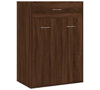 vidaXL Scarpiera Rovere Marrone 60x35x84 cm in Legno Multistrato