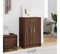 vidaXL Scarpiera Rovere Marrone 60x35x92 cm in Legno Multistrato