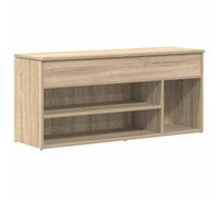 vidaXL Scarpiera Rovere Sonoma 102x30,5x45 cm in Legno Multistrato