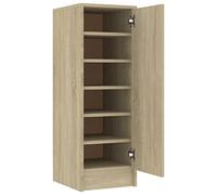 vidaXL Scarpiera Rovere Sonoma 32x35x92 cm in Truciolato