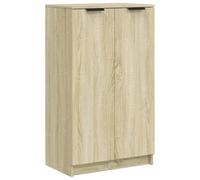 vidaXL Scarpiera Rovere Sonoma 59x35x100 cm in Legno Multistrato